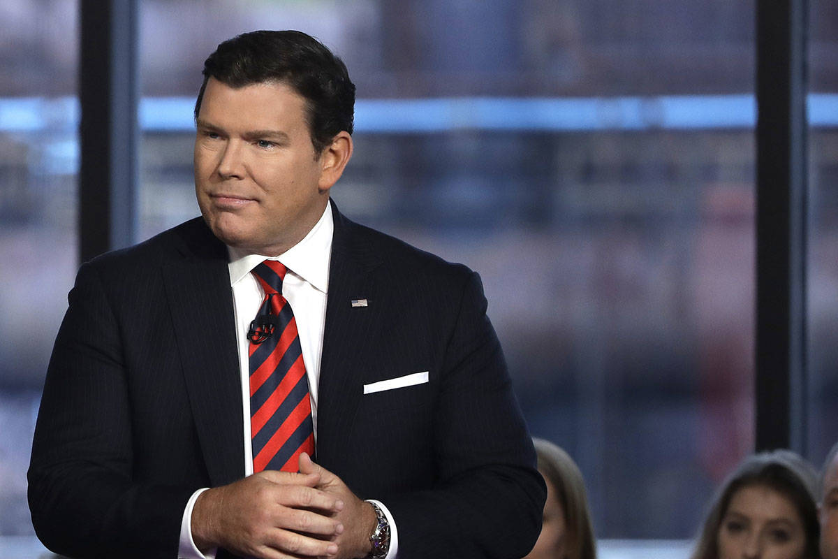 FILE - In this April 15, 2019, file photo is Bret Baier during a Fox News town-hall style event ...