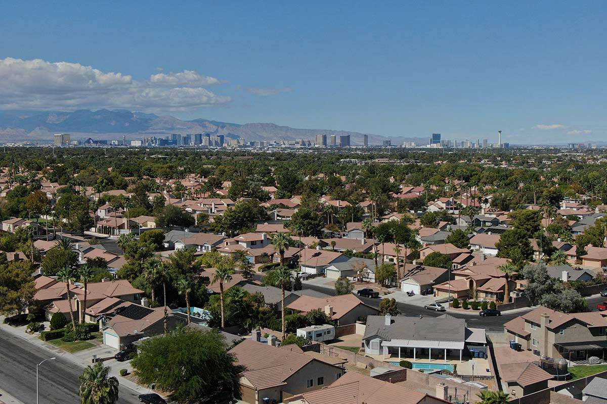 Las Vegas house sales dropped last month amid the pandemic-sparked economic shutdown, but price ...