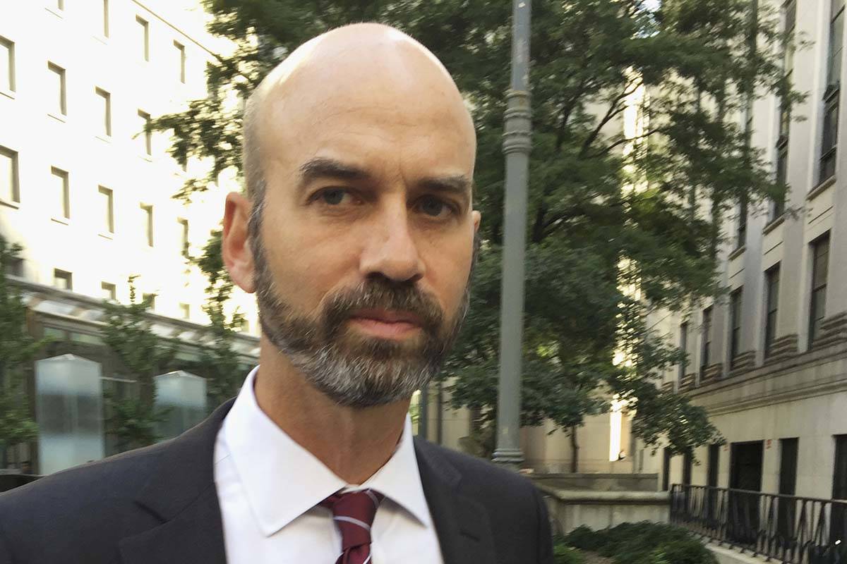 James Bennet, shown here in 2017 in New York, has resigned as editorial page editor of The New ...