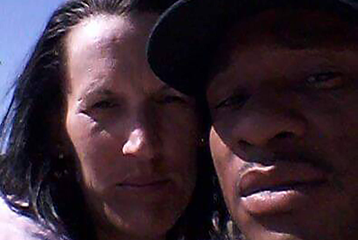 Wendy Cox with companion William "Sky" Pilgrim who went missing after a March 12, 2020, flash f ...