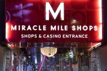 The Miracle Mile Shops inside Planet Hollywood Resort on the Las Vegas Strip reopened Tuesday a ...