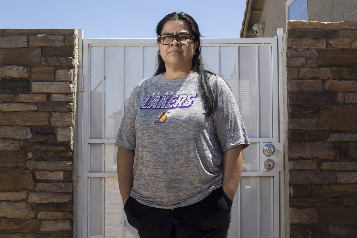 Daisy Maldonado is a North Las Vegas homeowner who recently received a default notice on her ho ...