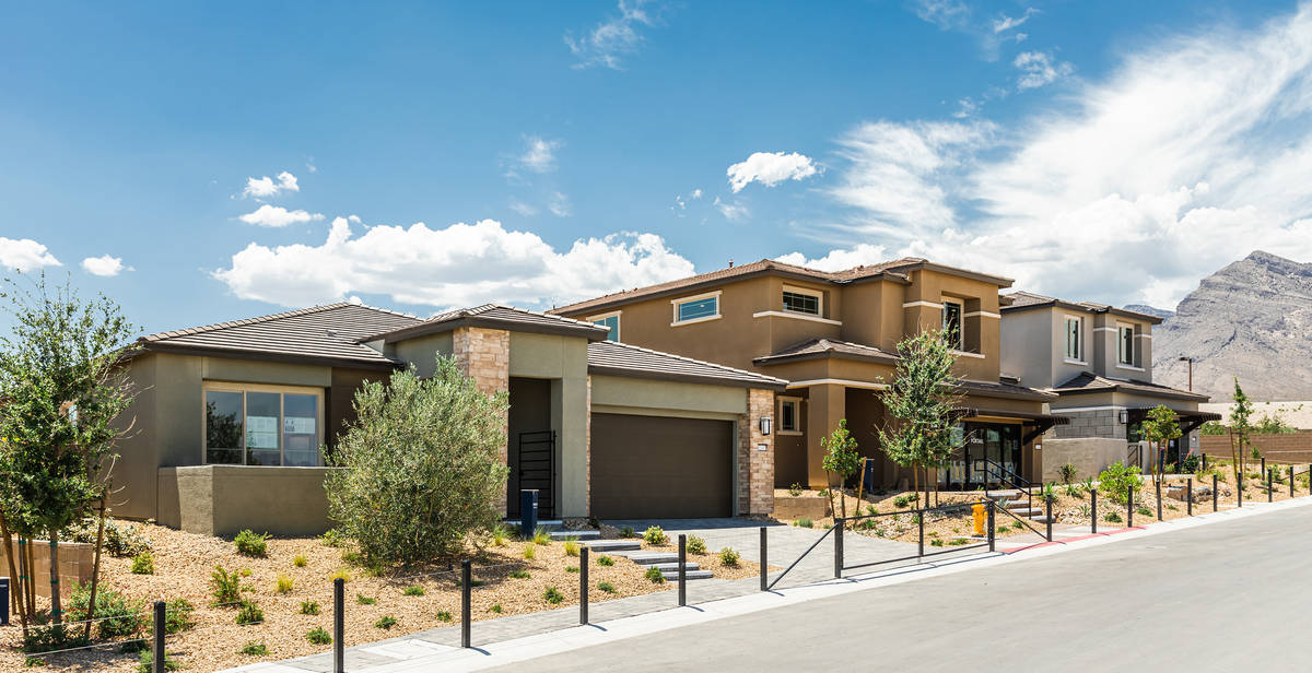 Foxtail, one of two neighborhoods by Pulte Homes in the village of Stonebridge in Summerlin, is ...