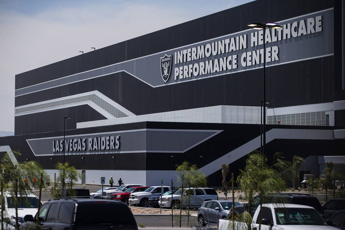 Raiders Henderson HQ and practice facility nearly complete Las Vegas