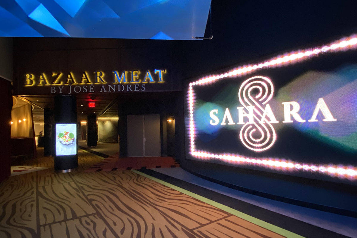 Bazaar Meat by Jose Andres at The Sahara. (Al Mancini/Las Vegas Review-Journal)
