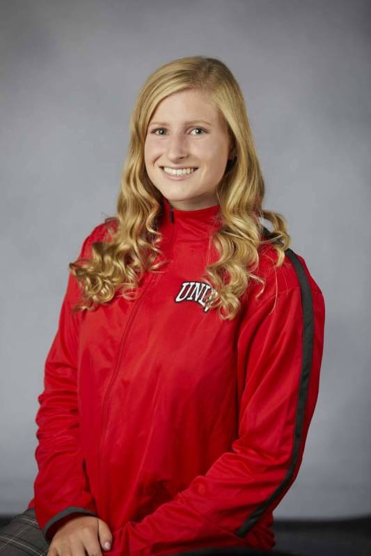 UNLV sophomore swimmer Jacklyn Scheberies. Courtesy UNLV Athletics