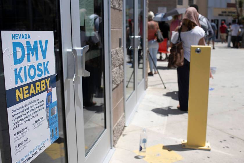Las Vegas DMV offices open to long lines after closure Las Vegas