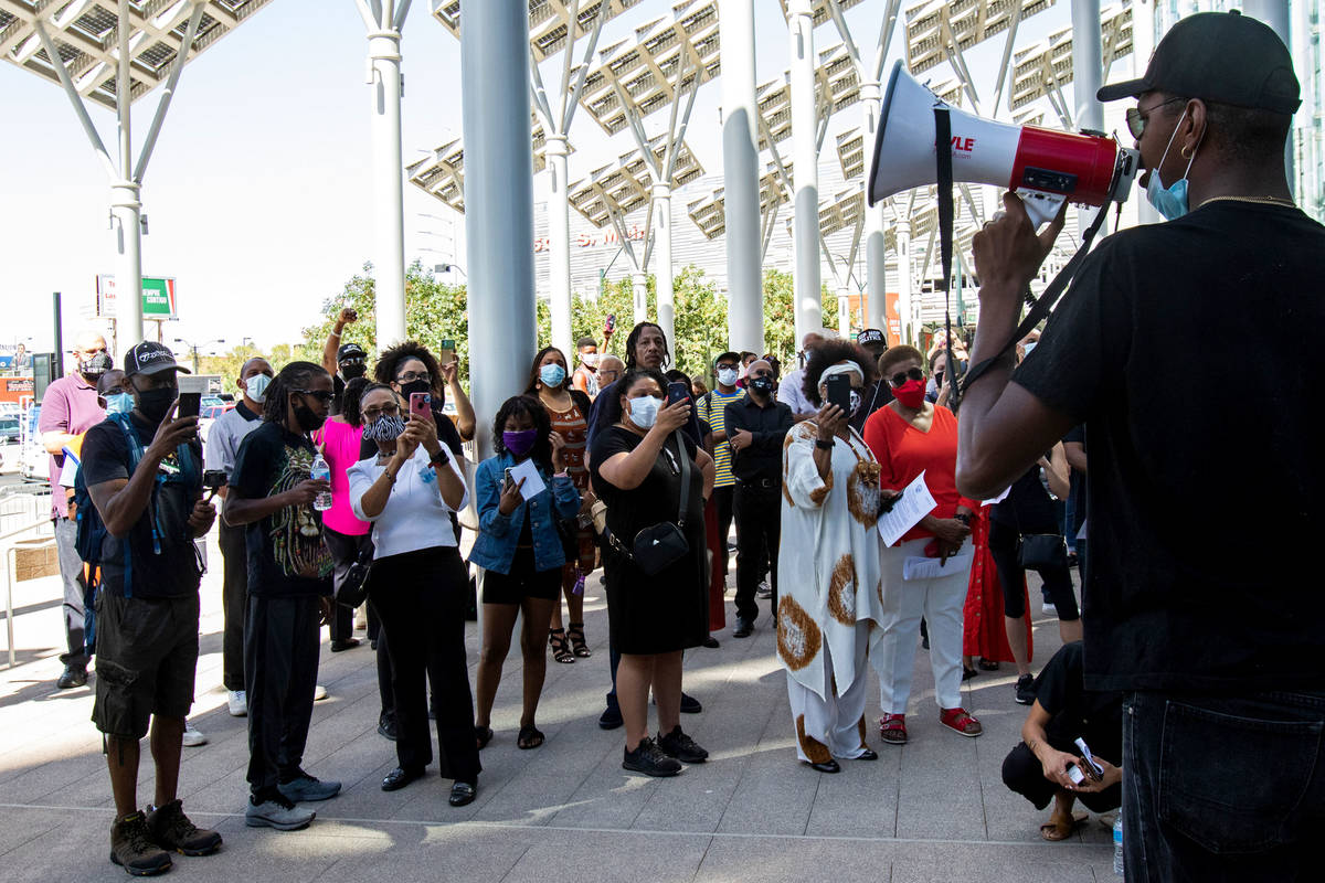 NAACP protest held outside Las Vegas City Hall Las Vegas ReviewJournal