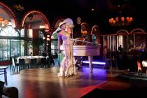 LaShonda Reese performs at The Mayfair Supper Club at the Bellagio on the Strip in Las Vegas on ...