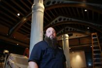 Chef Ralph Perrazzo inside the future BBD's restaurant at Palace Station hotel-casino in Las Ve ...