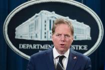 In this Oct. 26, 2018, file photo, Geoffrey Berman, U.S. attorney for the Southern District of ...