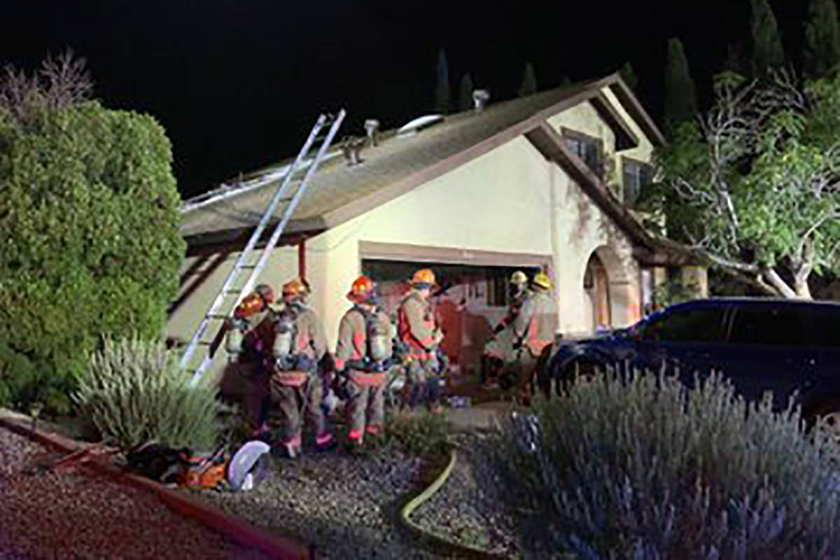Illegal fireworks improperly disposed of in a trash can caught a residence on fire at 5116 Arbo ...