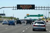 The Arizona Department of Transportation posts new signage along highways urging the public to ...