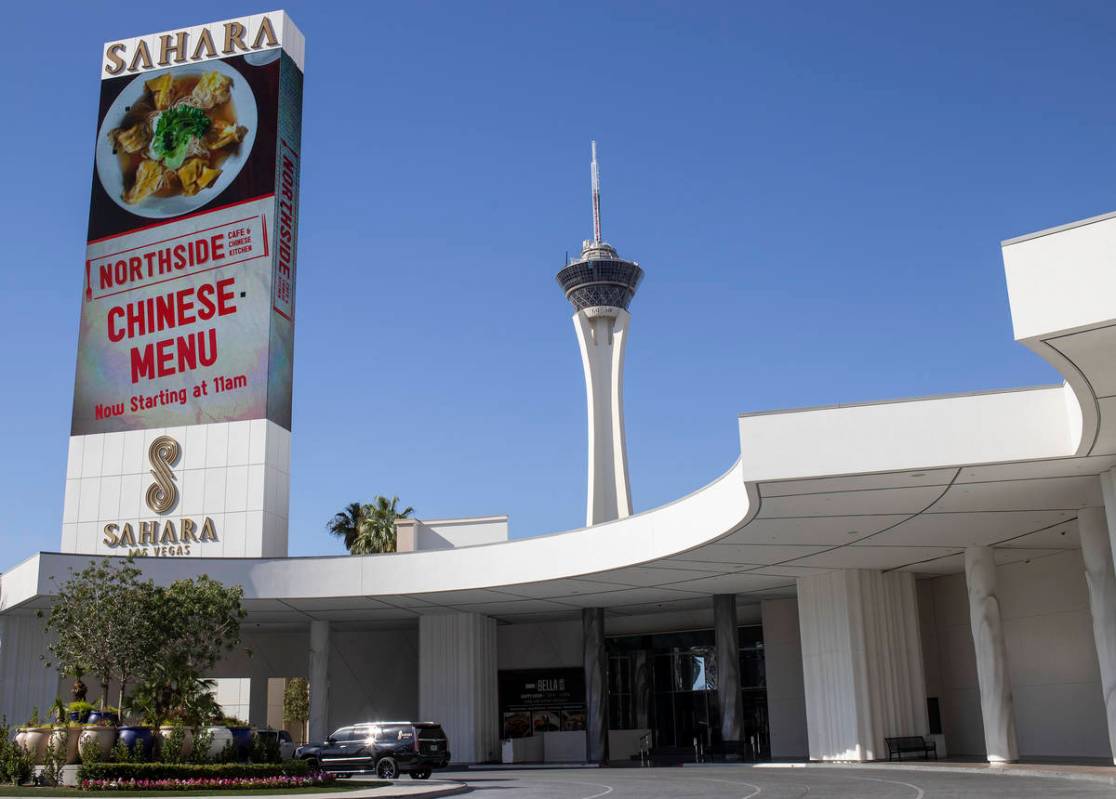 Sahara Las Vegas on Monday, June 22, 2020 in Las Vegas. Sahara Las Vegas' Northside Cafe has be ...