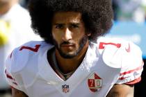 Colin Kaepernick (AP Photo/Ted S. Warren)