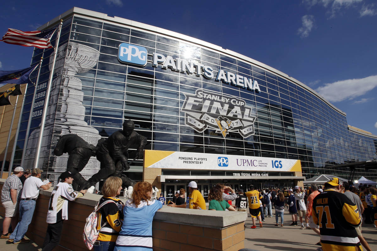 Penguins Game 1 photo gallery: Outside PPG Paints Arena