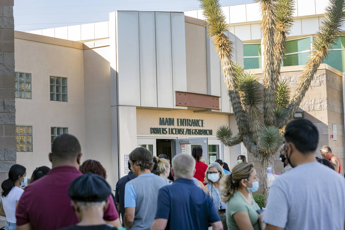Nevada DMV reopens to long lines Las Vegas ReviewJournal