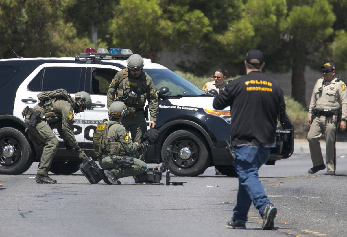 The Metropolitan Police Department investigates an officer-involved shooting in the 2100 block ...