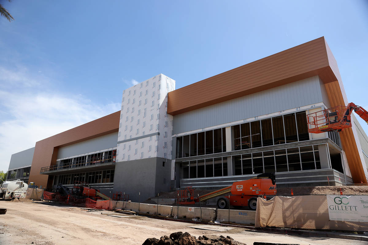 The Henderson Silver Knights practice facility Lifeguard Arena in Henderson, Friday, June 26, 2 ...