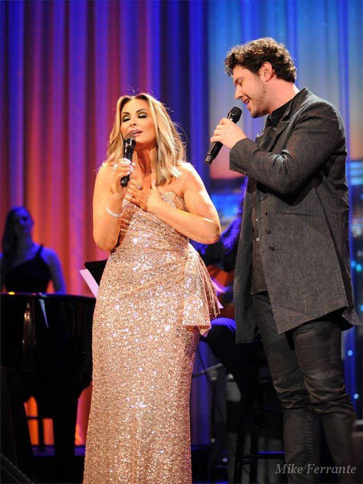 Giada Valenti and Daniel Emmet are shown at Myron's Cabaret Jazz on April 17, 2019. (Mike Ferrante)