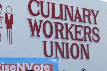 Culinary Workers Union Local 226 headquarters in Las Vegas, Saturday, Oct. 20, 2018. (Erik Verd ...