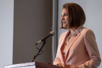 U.S. Sen. Catherine Cortez Masto, D-Nev., discuses her hopes for sustainable energy i ...