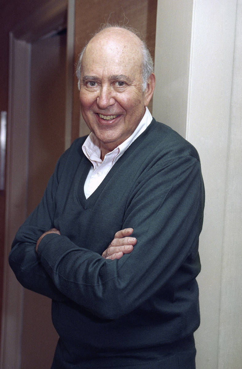 In this Oct. 15, 1993 file photo, writer-comedian and film director Carl Reiner, 71, appears af ...