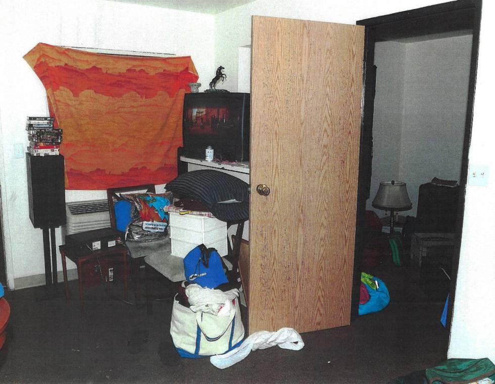 Fifteen people lived in this 900-square-foot Siegel Suites on Boulder Highway near Sahara Avenu ...