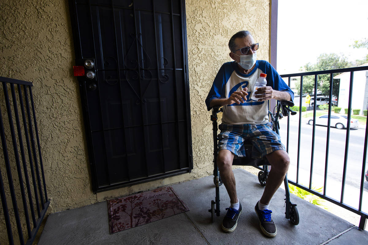 Patrick Bunts, a client of Delivering With Dignity, talks about the program and meals in Las Ve ...
