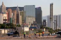 Construction continues on the new home of the Pinball Hall of Fame at 4915 Las Vegas Blvd. Sout ...
