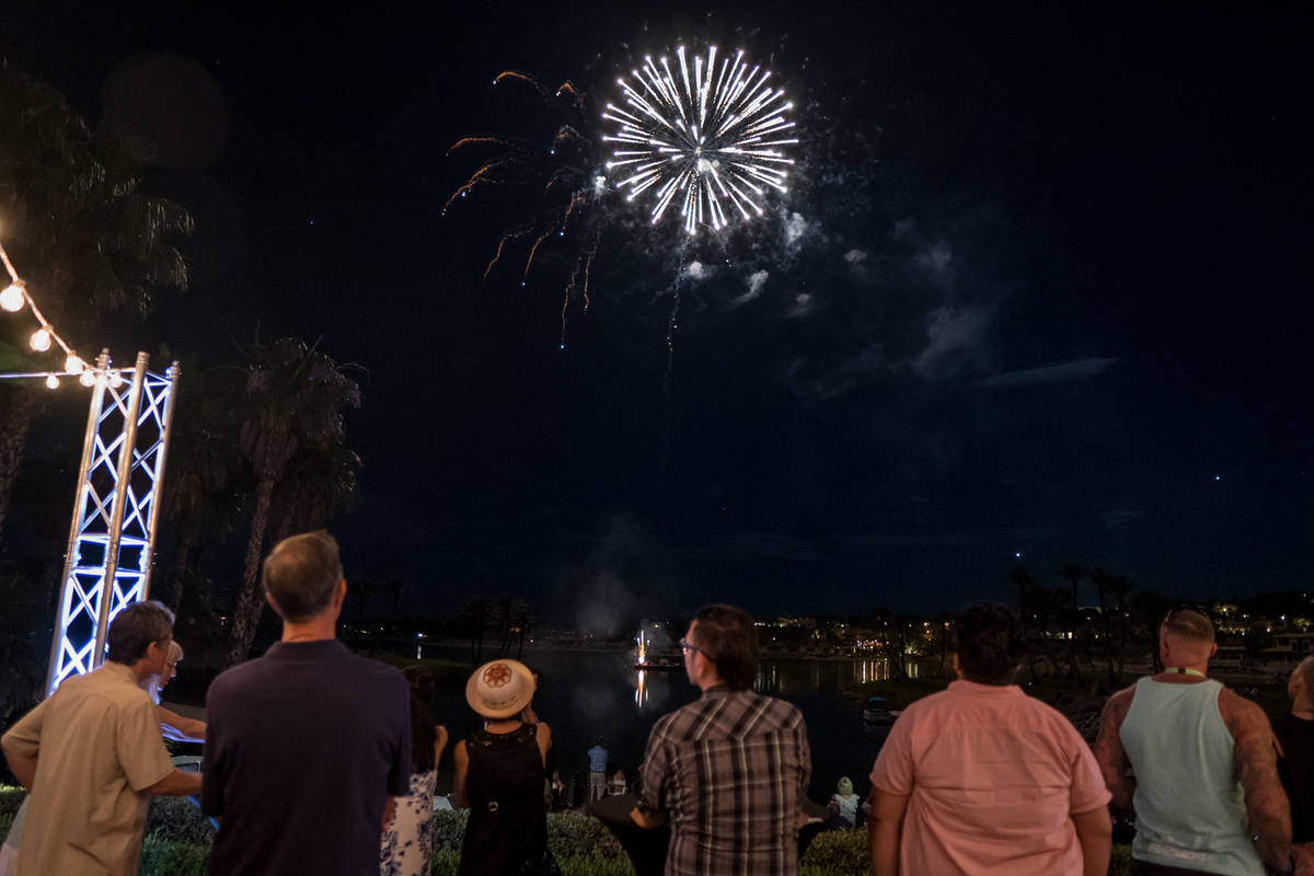 Lake Las Vegas will start its annual Fourth of July fireworks display