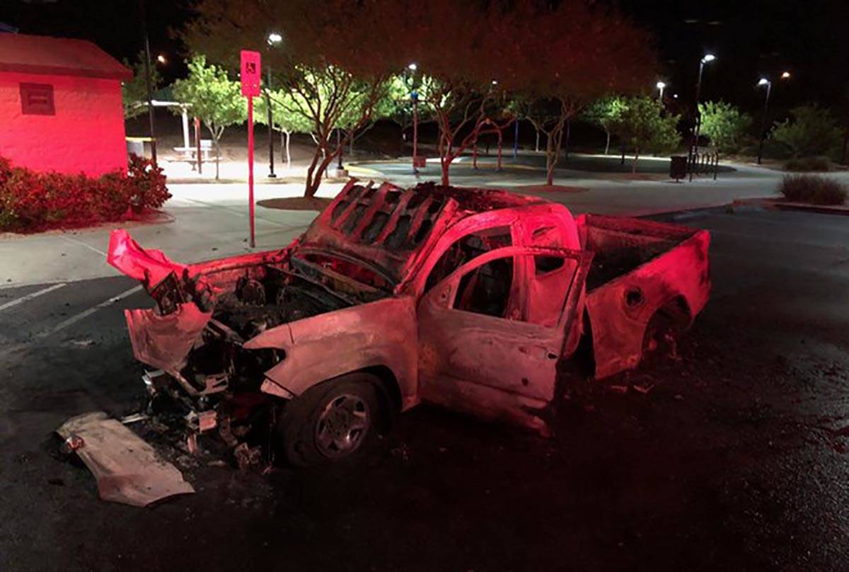 Fireworks destroy truck, 1 suffers smoke inhalation in 2 overnight