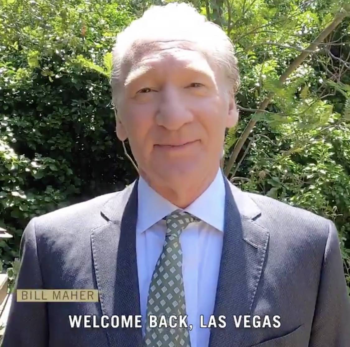 Comic headliner Bill Maher is shown in a new social media campaign launched by MGM Resorts Inte ...