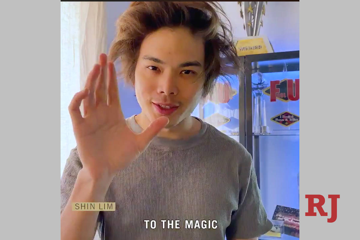 Shin Lim is shown in a new social media campaign launched by MGM Resorts International on Tuesd ...