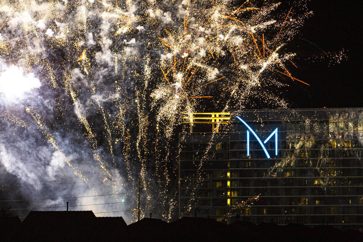 The M Resort Fireworks 2025 Drucy Giralda