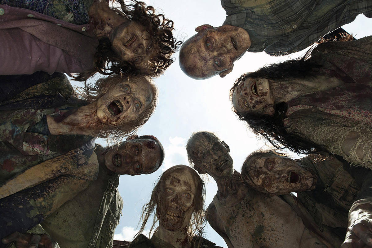 If zombies, like these walkers from "The Walking Dead" should rise, Nevada is better positioned ...