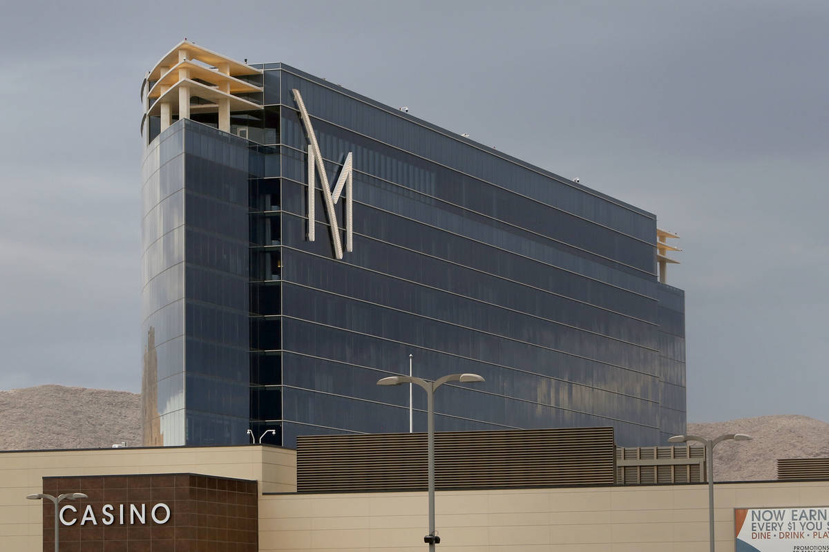 This May 1, 2018, file photo shows the exterior of M Resort Spa Casino in Henderson. (Bizuayehu ...