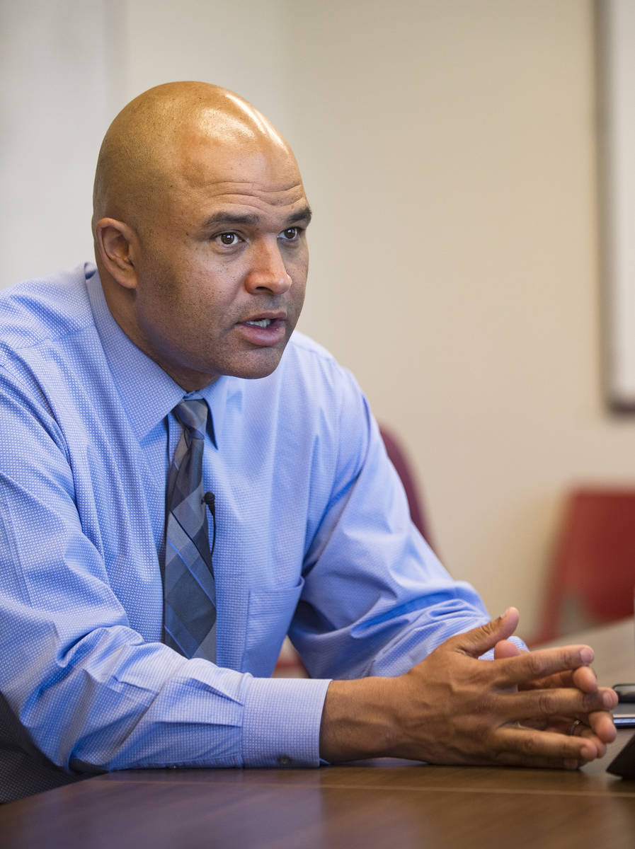 Metropolitan Police Department homicide Lt. Ray Spencer speaks with the Review-Journal about mi ...