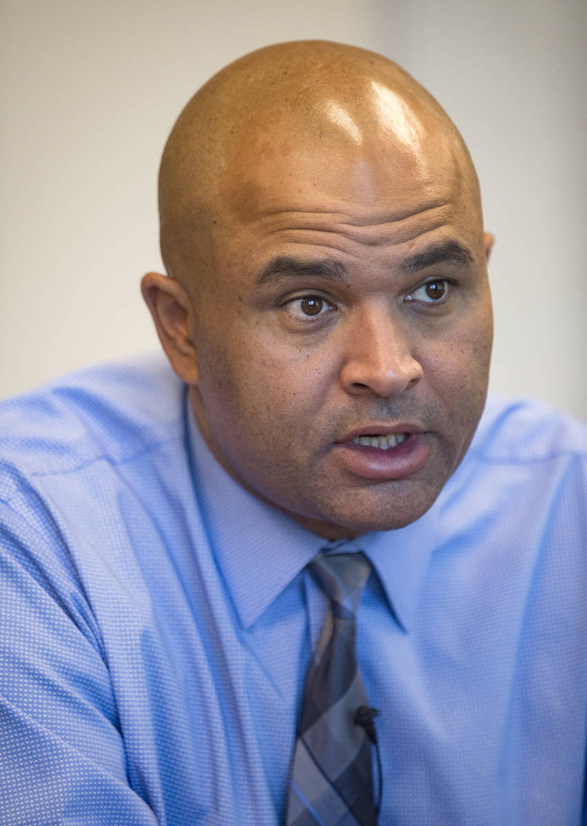 Metropolitan Police Department homicide Lt. Ray Spencer speaks with the Review-Journal about mi ...