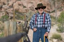 Author A.D. Hopkins at Red Rock Canyon National Conservation Area on Friday, April 23, 2018, ou ...