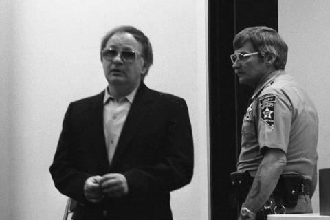 Frank Cullotta, 44, appears in District Court for a sentencing hearing in May 1982. (Las Vegas ...