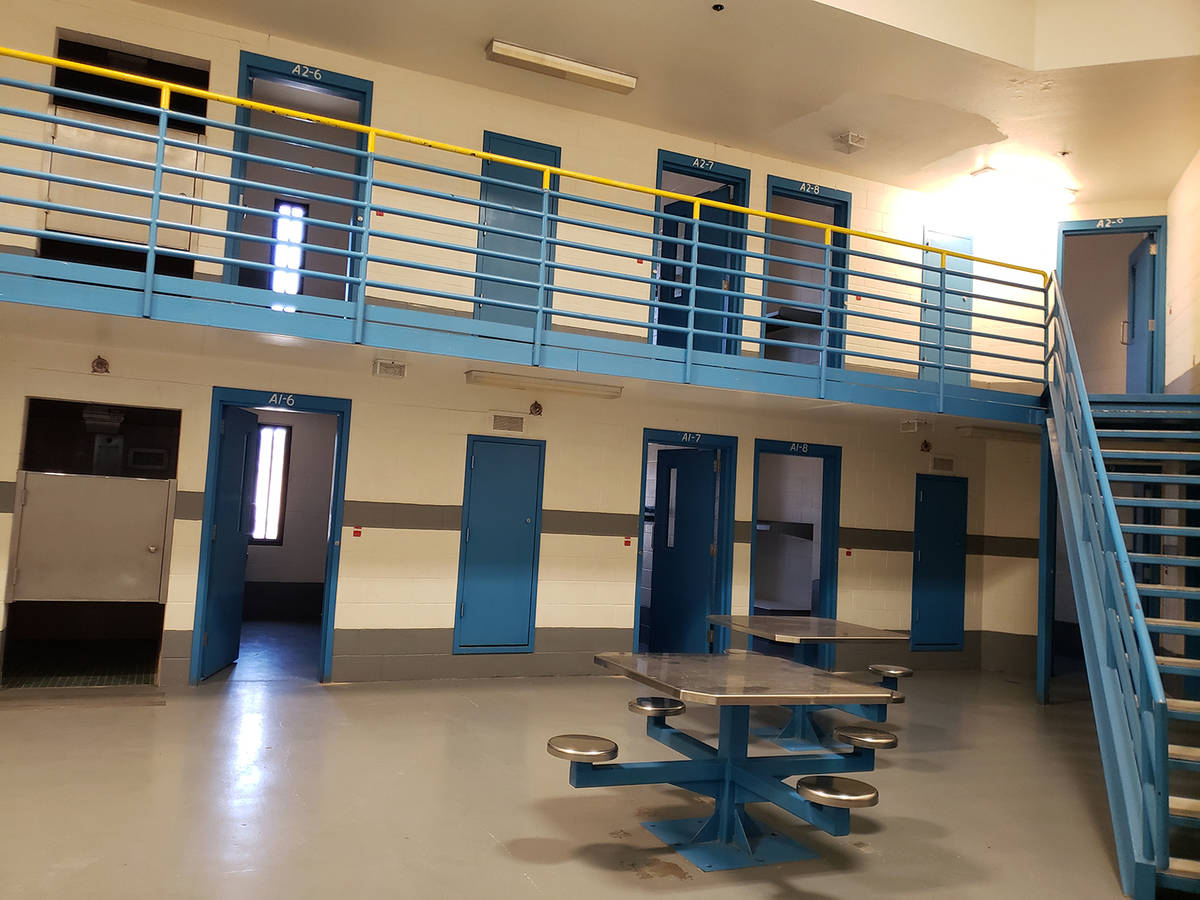 Tonopah jail is seen in a photo from 2019. (Pahrump Valley Times)