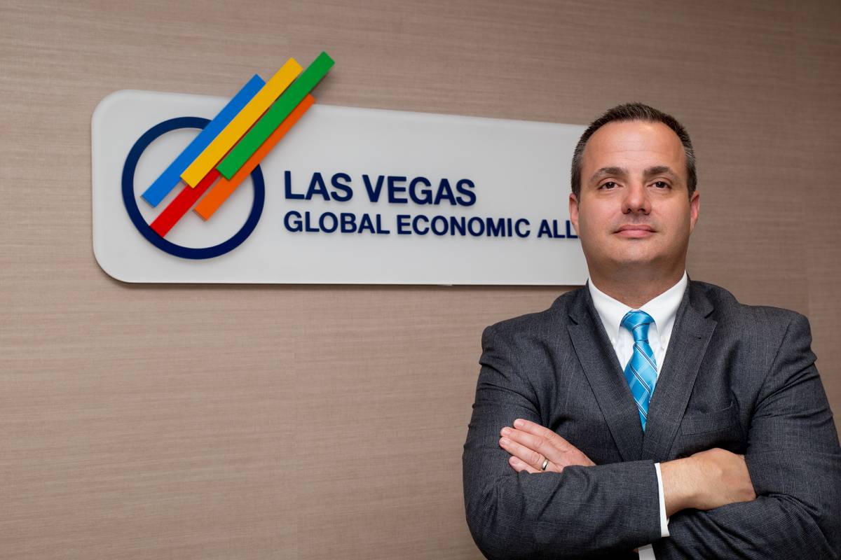 Jared Smith, chief operating officer at the Las Vegas Global Economic Alliance. (Review-Journal ...