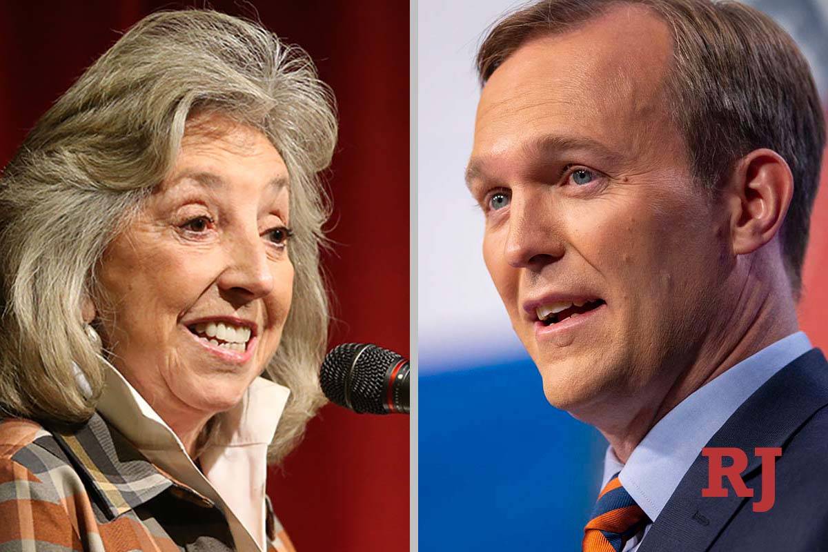 Rep. Dina Titus, D-Nev., and Rep. Ben McAdams, D-Utah (Las V ...