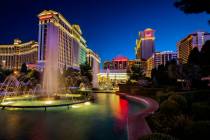 This June 23, 2019, file photo shows Caesars Palace in Las Vegas. (L.E. Baskow/Las Vegas Revie ...