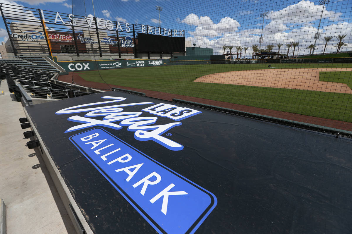 Las Vegas Ballpark in Las Vegas, Thursday, April 9, 2020. (Erik Verduzco / Las Vegas Review-Jou ...