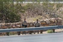 The Metropolitan Police Department investigate after a man was found dead alongside Interstate ...