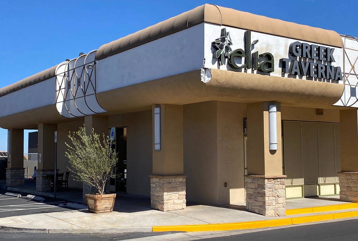 Greek restaurant Elia will relocate to a spot at Sahara Avenue and Durango Drive that was previ ...