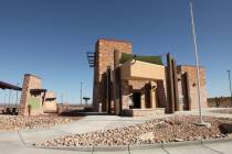 The Southern Nevada Visitors Center rest area along U.S. Highway 95, about 17 miles south of Se ...