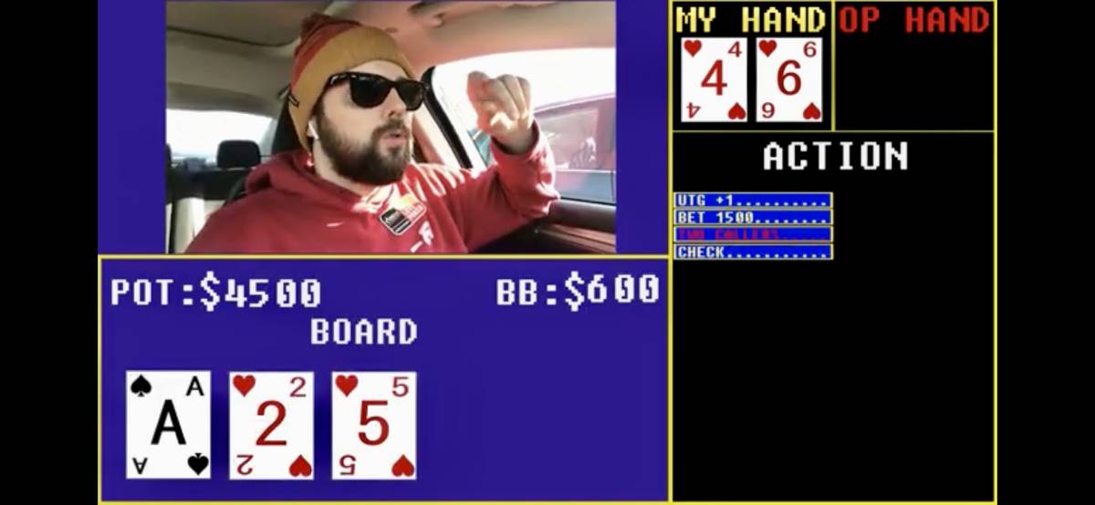 Ryan Depaulo analyzes a poker hand in one of his YouTube videos. (YouTube)